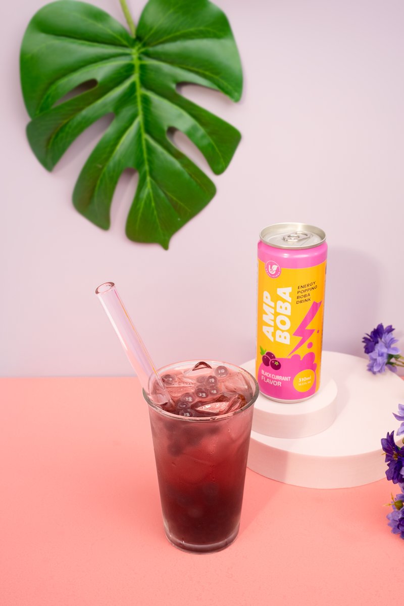 AMP Boba Energy — Black Currant